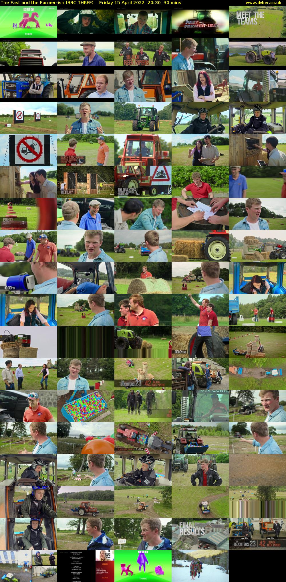 The Fast and the Farmer-ish (BBC THREE) Friday 15 April 2022 20:30 - 21:00