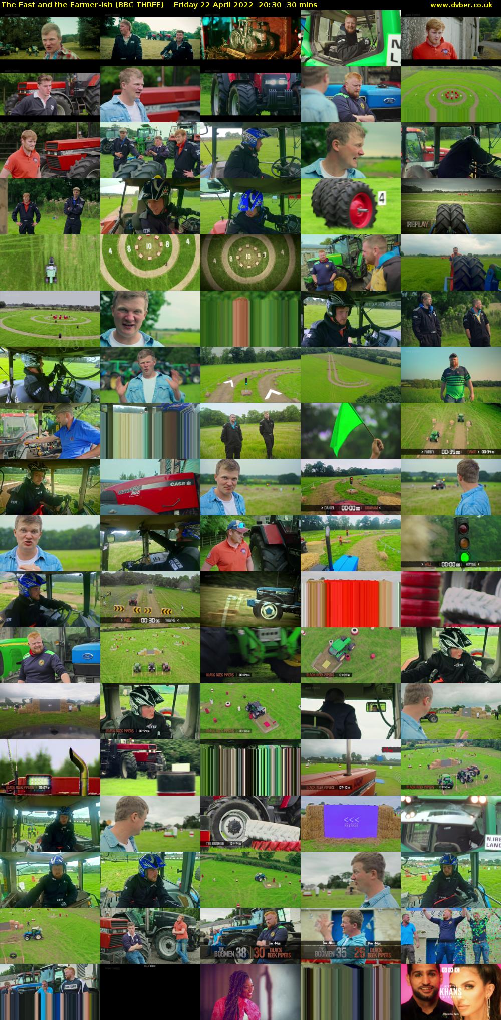 The Fast and the Farmer-ish (BBC THREE) Friday 22 April 2022 20:30 - 21:00