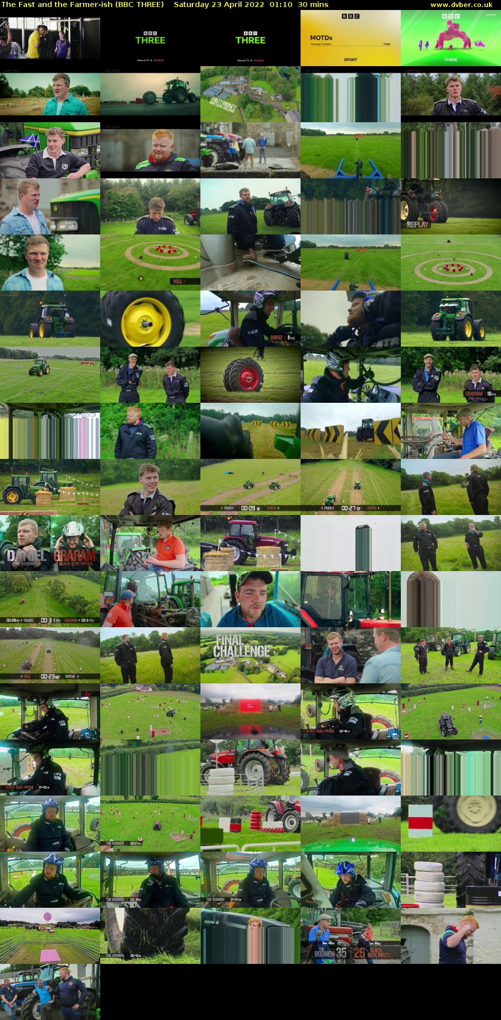 The Fast and the Farmer-ish (BBC THREE) Saturday 23 April 2022 01:10 - 01:40