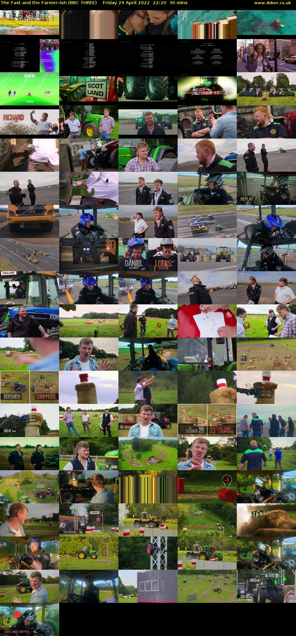 The Fast and the Farmer-ish (BBC THREE) Friday 29 April 2022 22:20 - 22:50