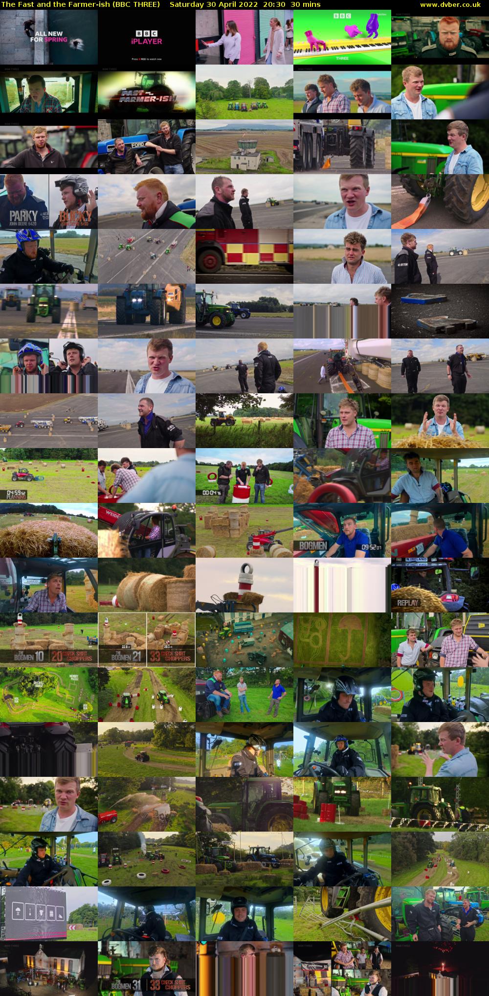 The Fast and the Farmer-ish (BBC THREE) Saturday 30 April 2022 20:30 - 21:00