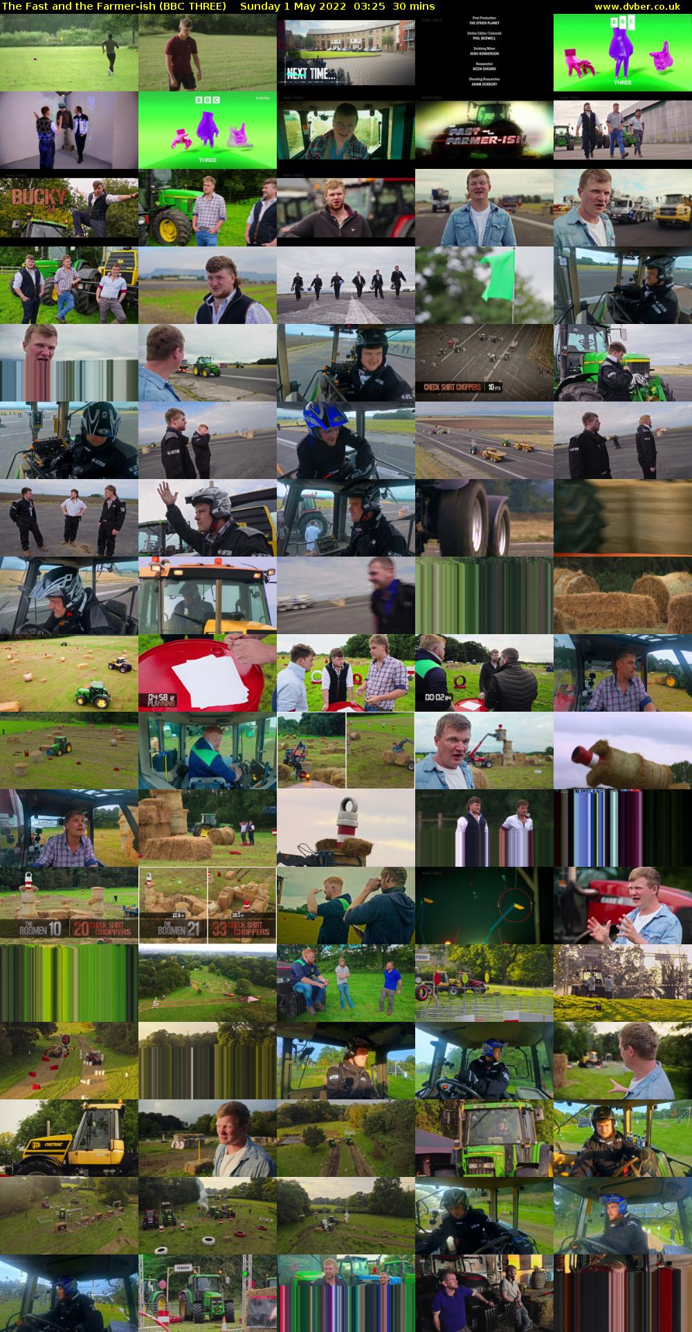 The Fast and the Farmer-ish (BBC THREE) Sunday 1 May 2022 03:25 - 03:55