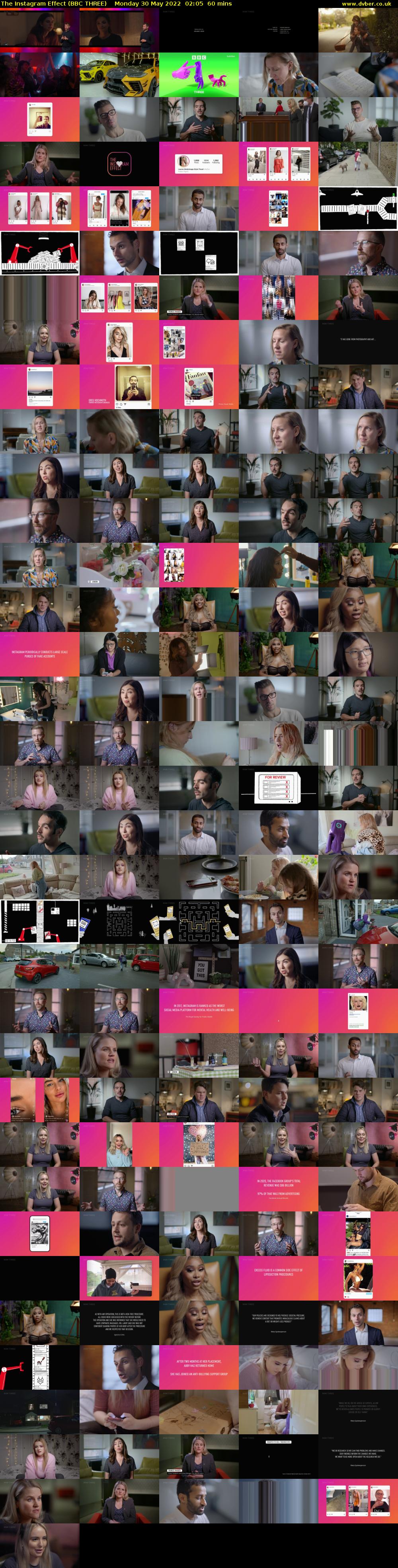 The Instagram Effect (BBC THREE) Monday 30 May 2022 02:05 - 03:05