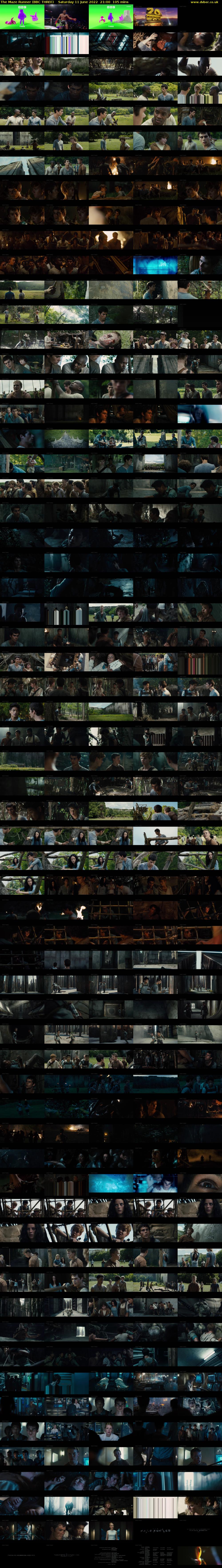 The Maze Runner (BBC THREE) Saturday 11 June 2022 21:00 - 22:45