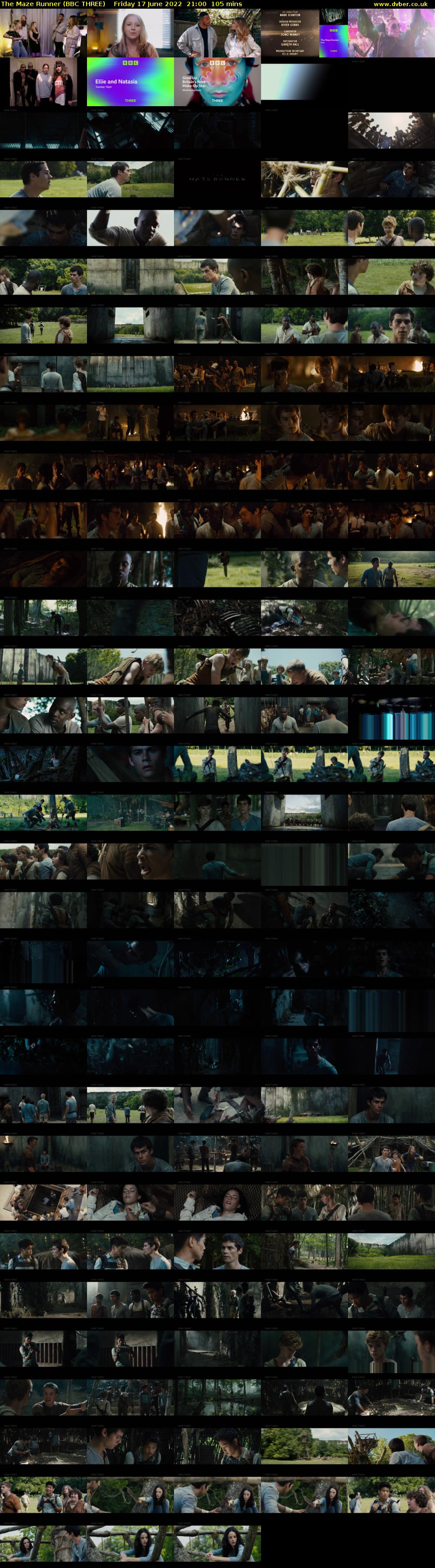The Maze Runner (BBC THREE) Friday 17 June 2022 21:00 - 22:45