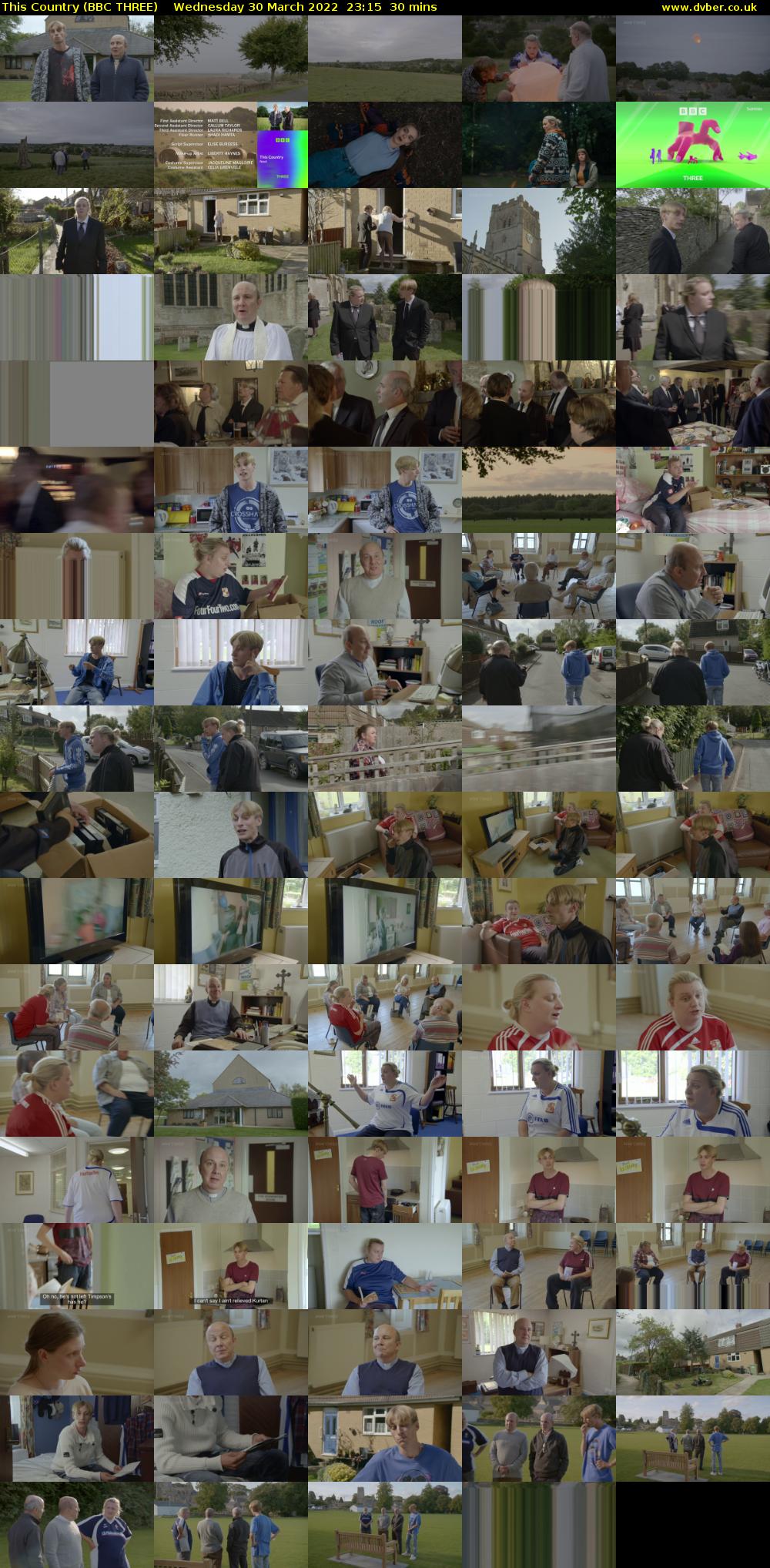This Country (BBC THREE) Wednesday 30 March 2022 23:15 - 23:45