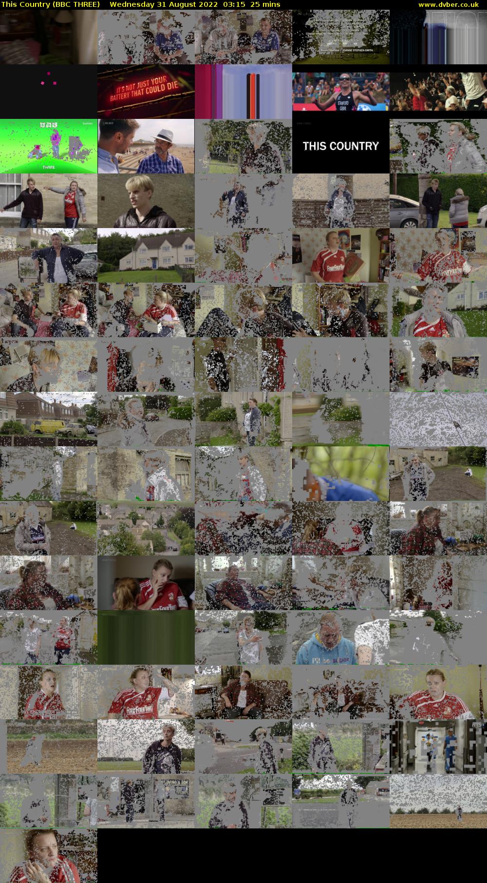 This Country (BBC THREE) Wednesday 31 August 2022 03:15 - 03:40