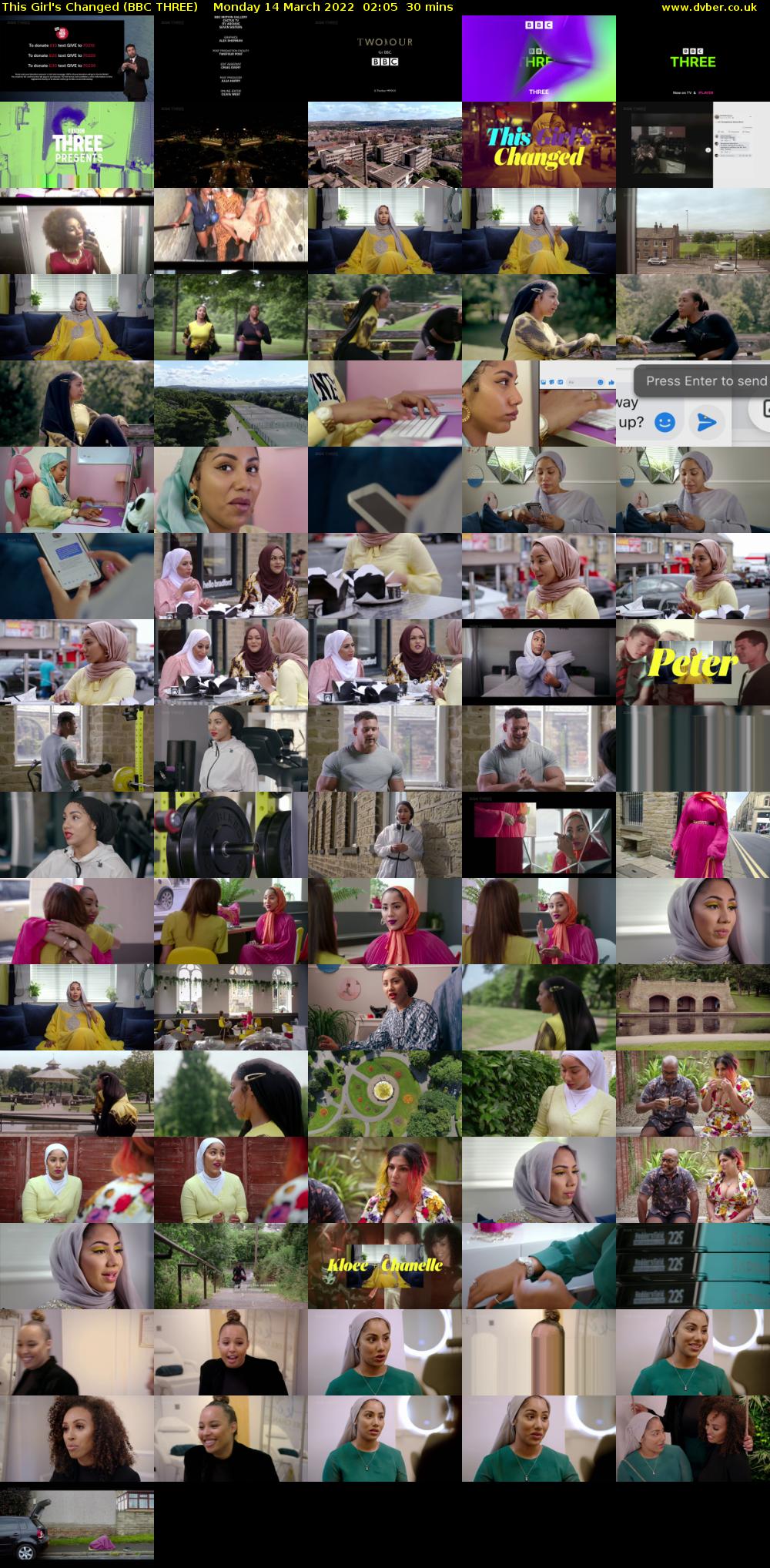 This Girl's Changed (BBC THREE) Monday 14 March 2022 02:05 - 02:35