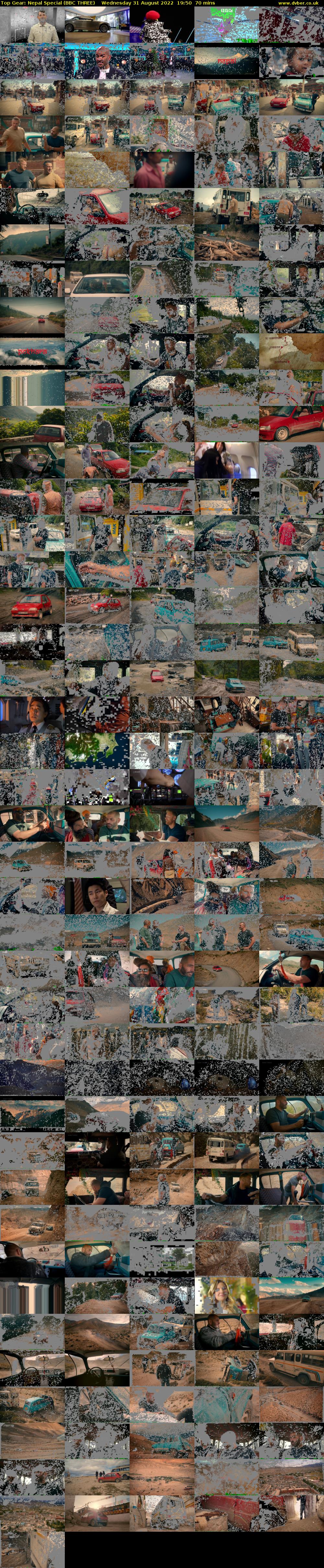 Top Gear: Nepal Special (BBC THREE) Wednesday 31 August 2022 19:50 - 21:00