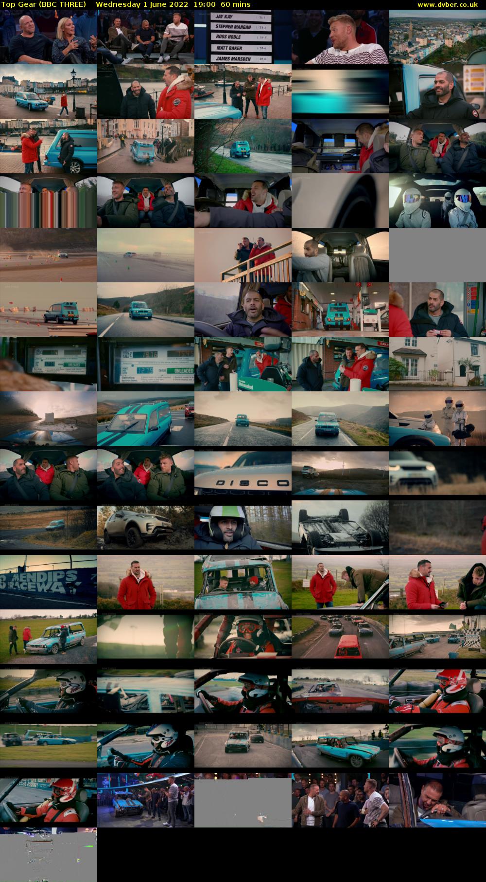 Top Gear (BBC THREE) Wednesday 1 June 2022 19:00 - 20:00
