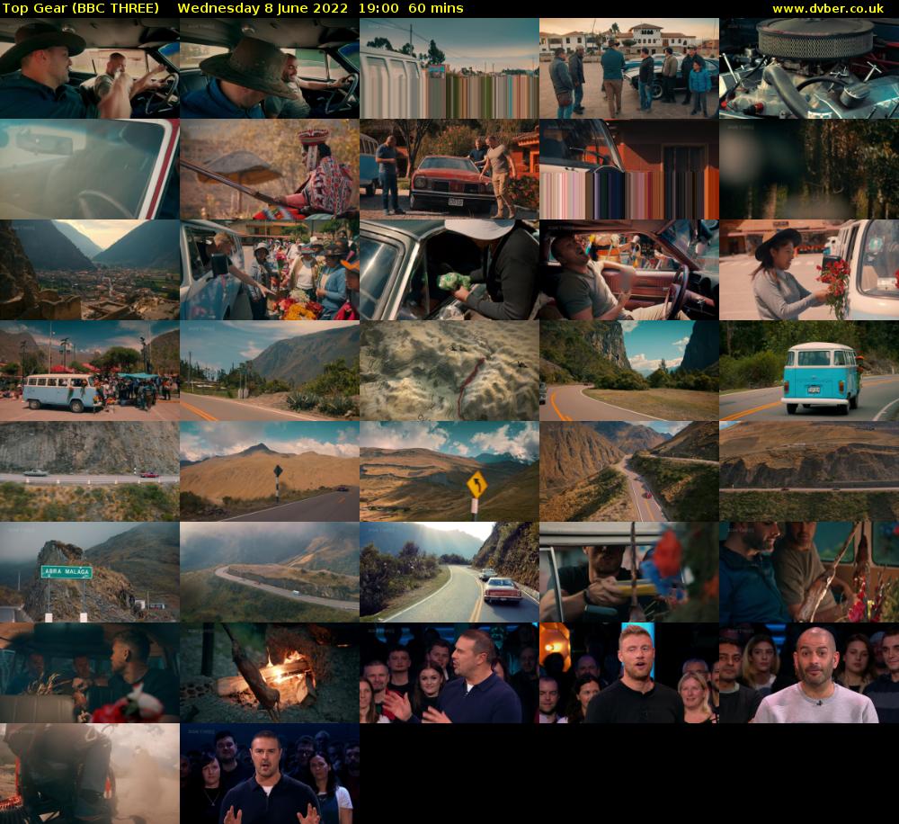 Top Gear (BBC THREE) Wednesday 8 June 2022 19:00 - 20:00