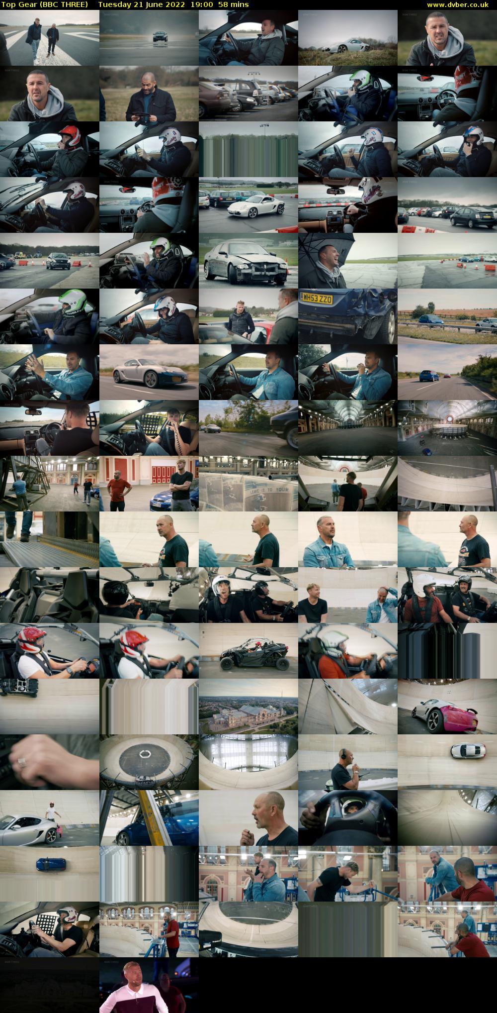 Top Gear (BBC THREE) Tuesday 21 June 2022 19:00 - 19:58