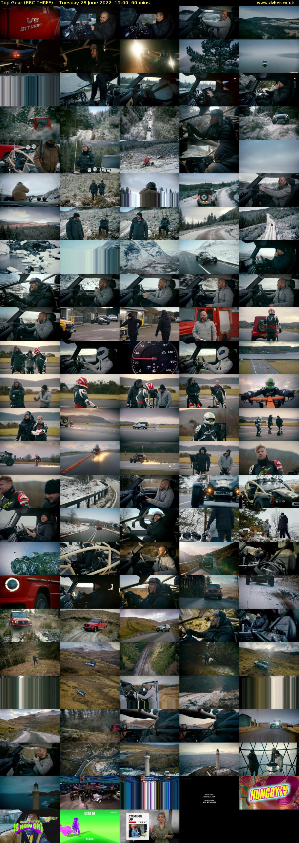 Top Gear (BBC THREE) Tuesday 28 June 2022 19:00 - 20:00