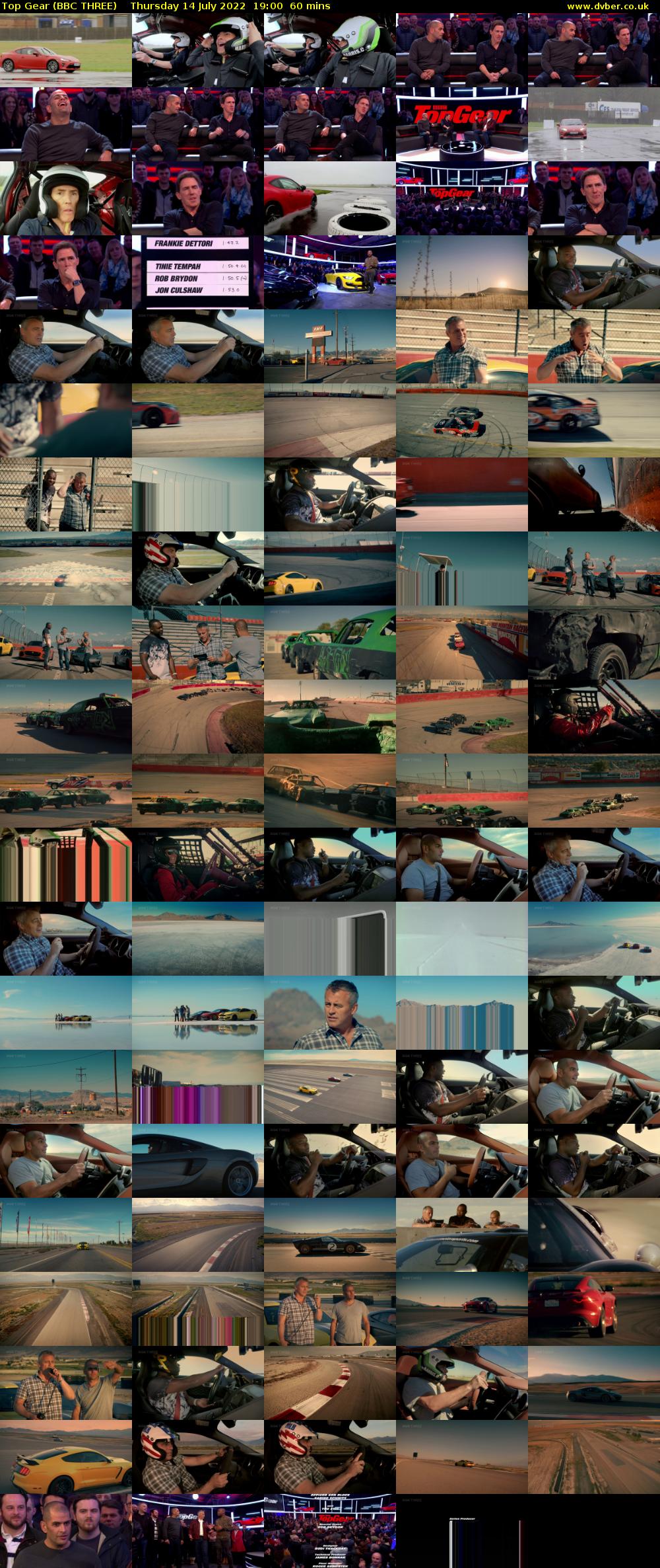 Top Gear (BBC THREE) Thursday 14 July 2022 19:00 - 20:00