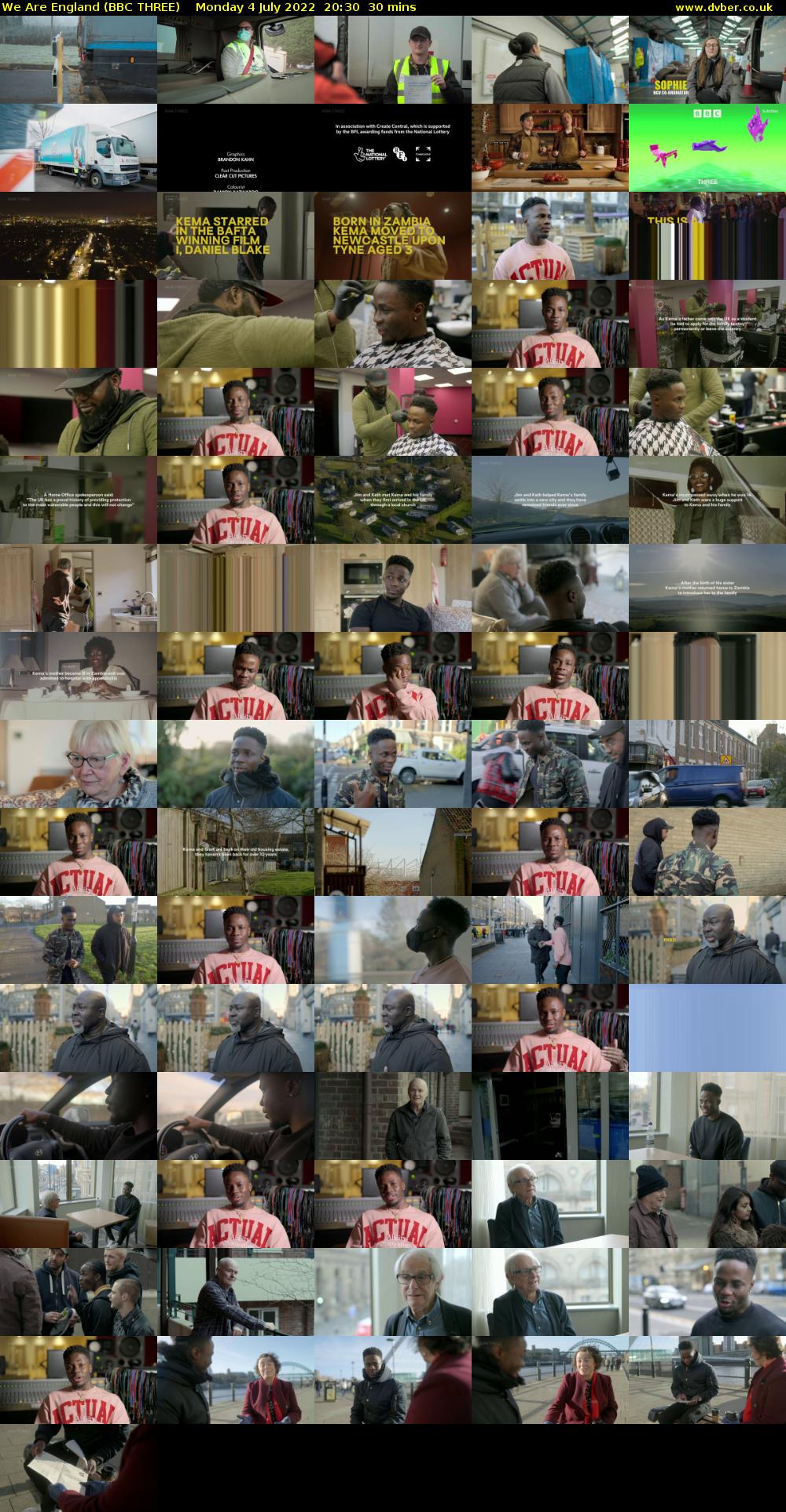 We Are England (BBC THREE) Monday 4 July 2022 20:30 - 21:00