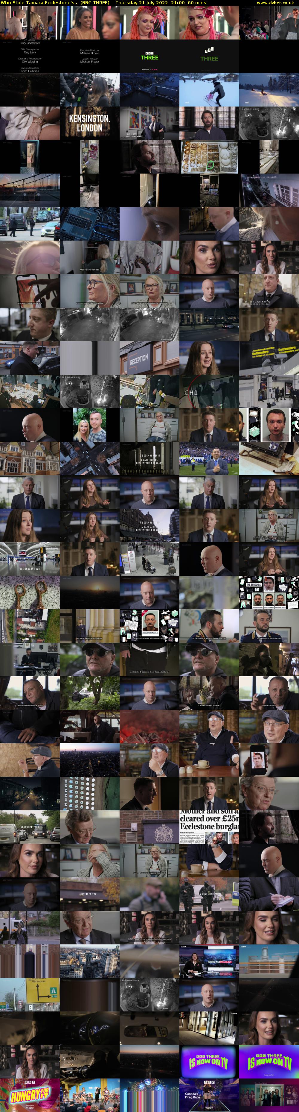 Who Stole Tamara Ecclestone's... (BBC THREE) Thursday 21 July 2022 21:00 - 22:00