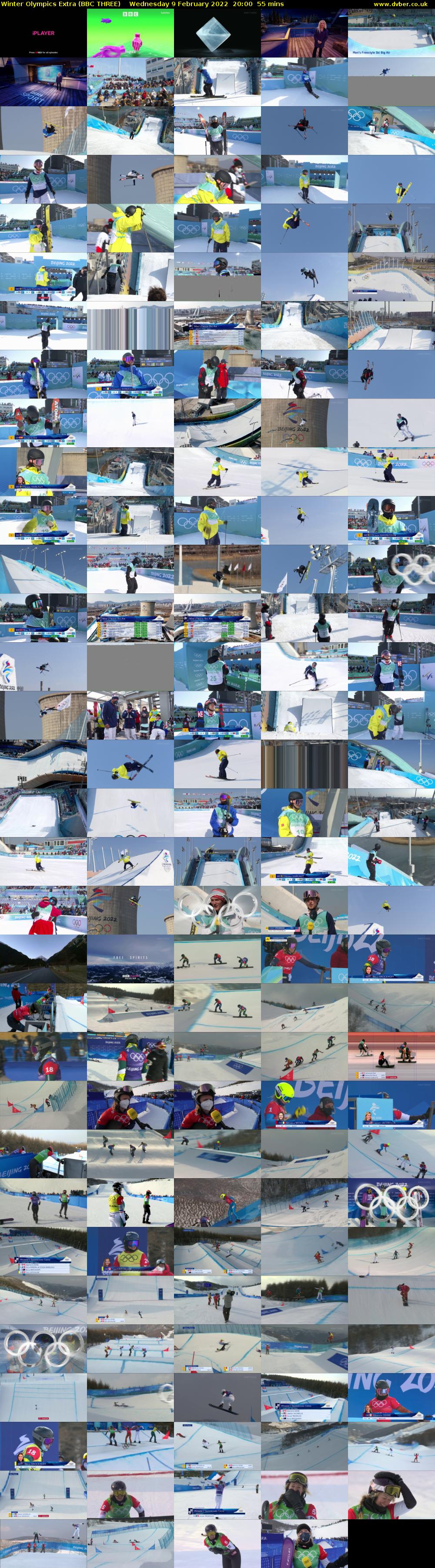 Winter Olympics Extra (BBC THREE) Wednesday 9 February 2022 20:00 - 20:55