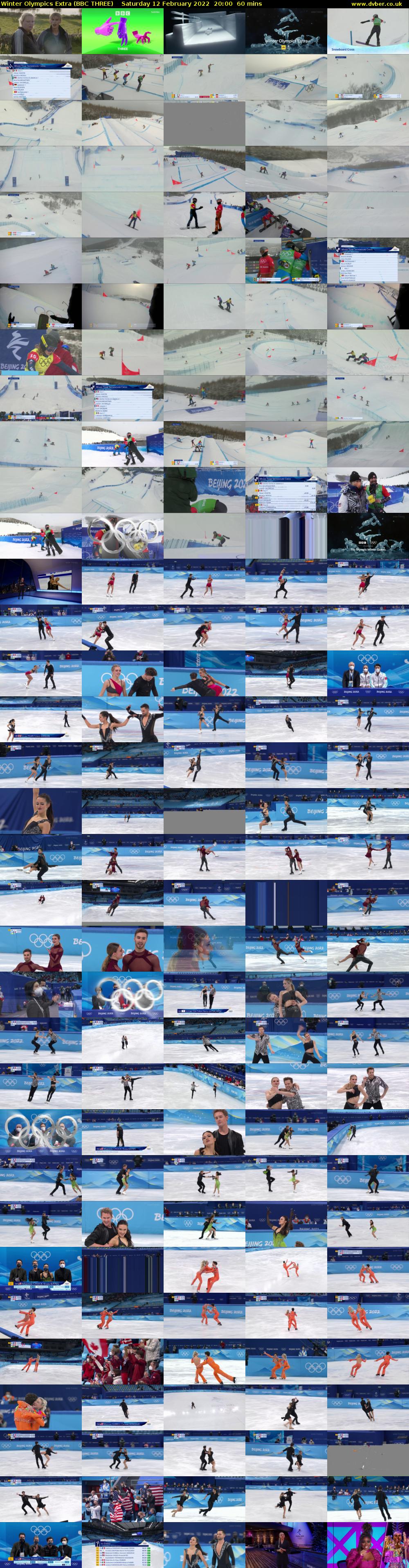 Winter Olympics Extra (BBC THREE) Saturday 12 February 2022 20:00 - 21:00