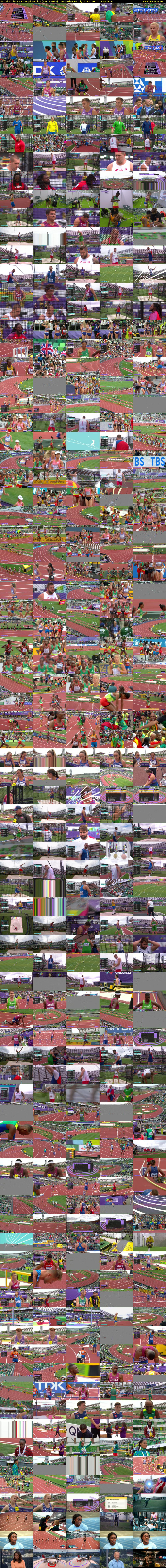 World Athletics Championships (BBC THREE) Saturday 16 July 2022 19:00 - 22:15