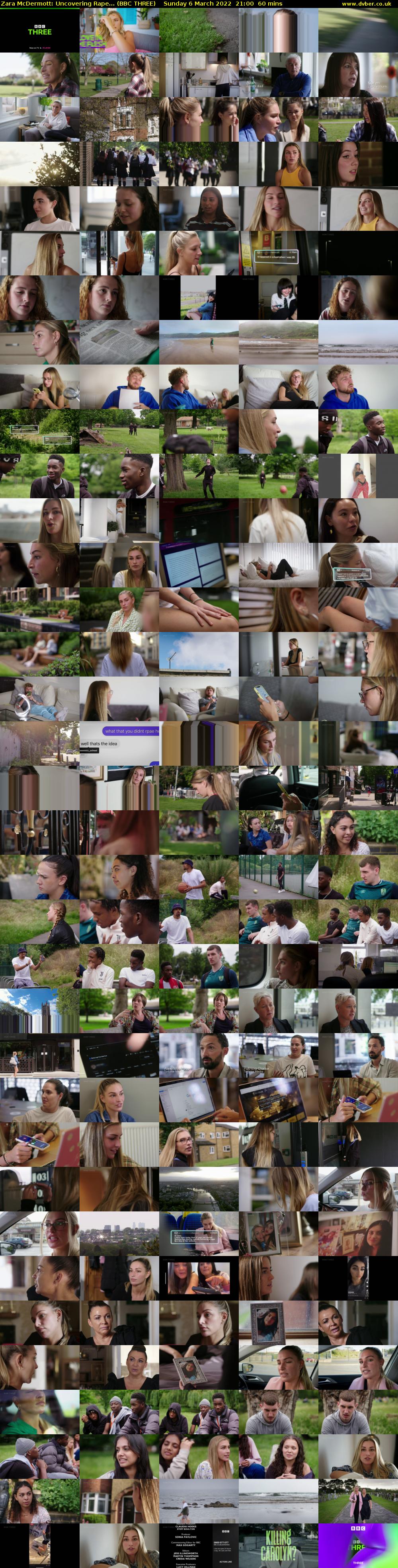 Zara McDermott: Uncovering Rape... (BBC THREE) Sunday 6 March 2022 21:00 - 22:00