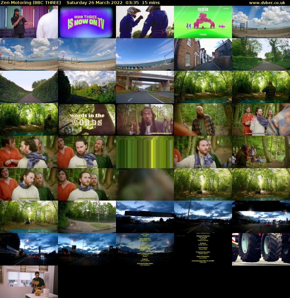 Zen Motoring (BBC THREE) Saturday 26 March 2022 03:35 - 03:50