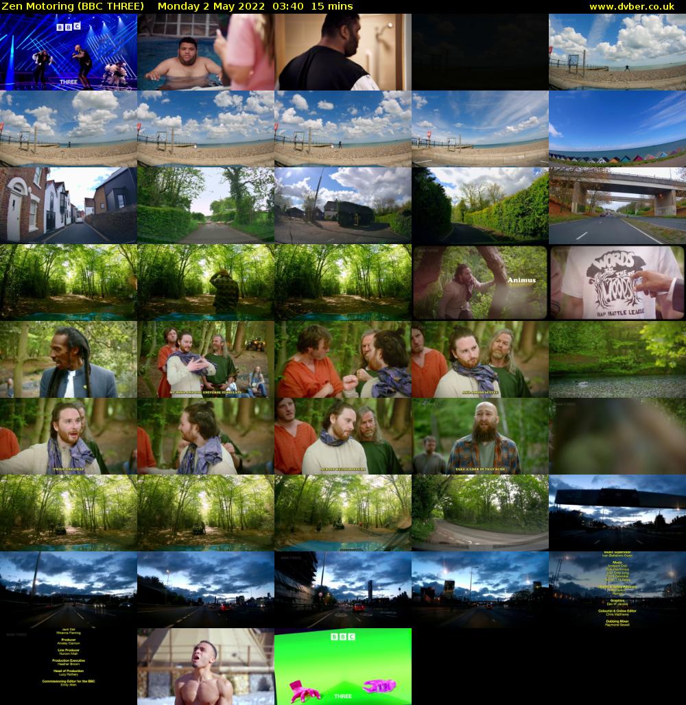 Zen Motoring (BBC THREE) Monday 2 May 2022 03:40 - 03:55