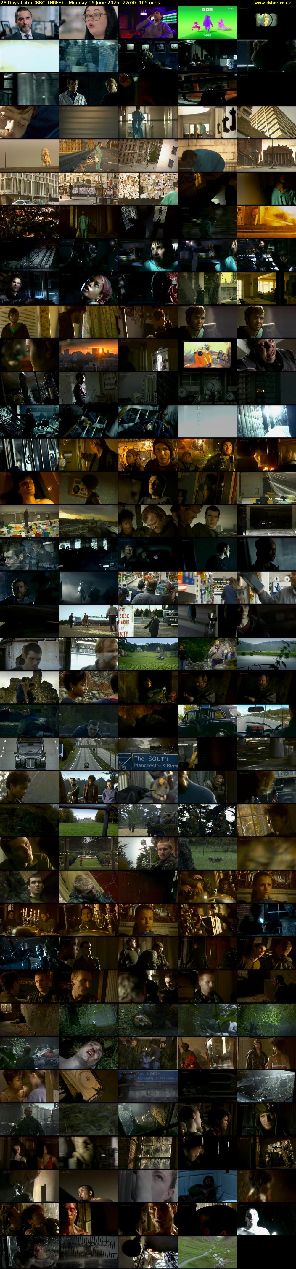 28 Days Later (BBC THREE) Monday 16 June 2025 22:00 - 23:45