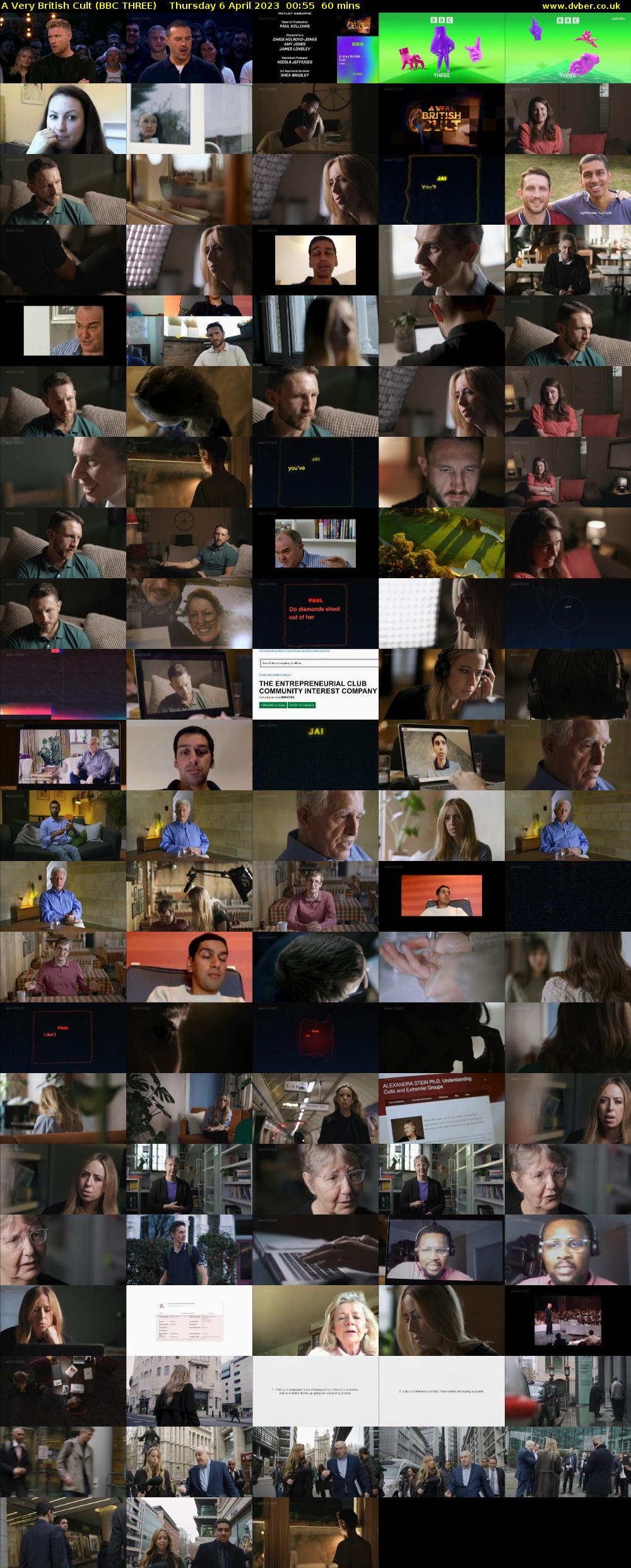 A Very British Cult (BBC THREE) Thursday 6 April 2023 00:55 - 01:55