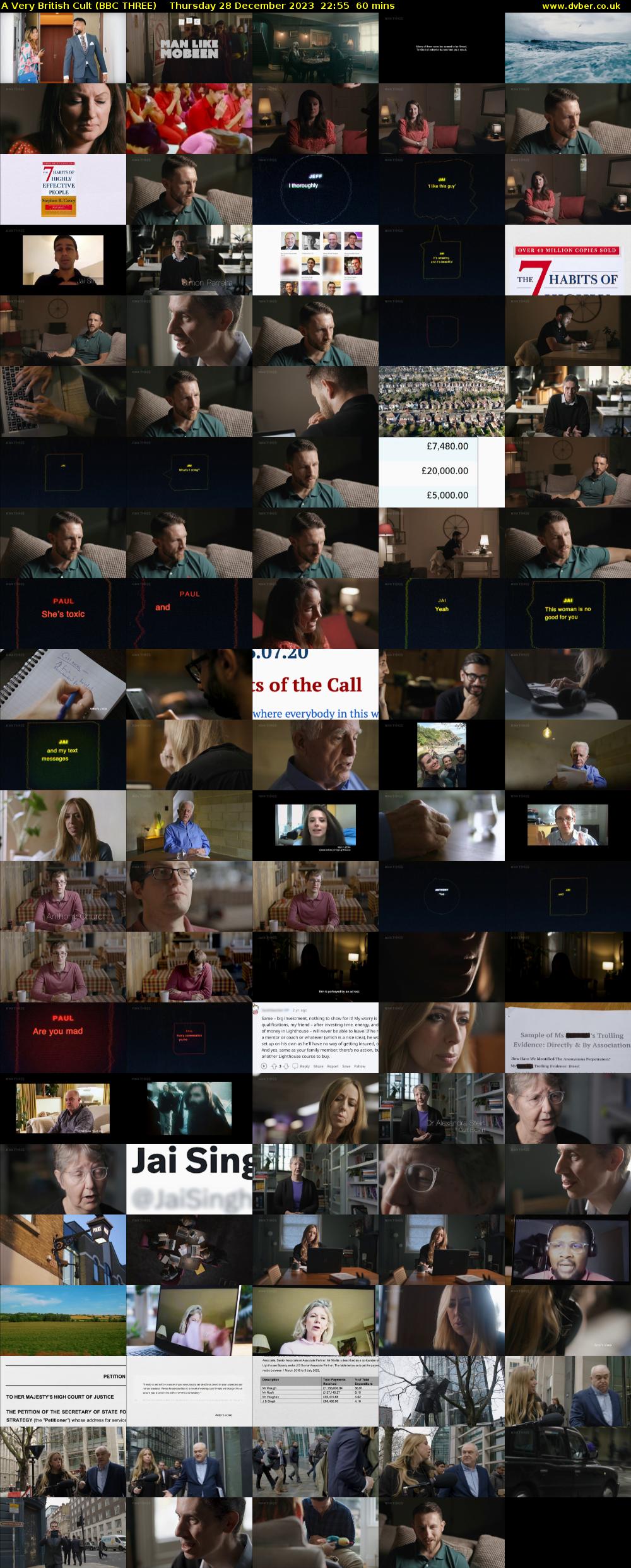 A Very British Cult (BBC THREE) Thursday 28 December 2023 22:55 - 23:55