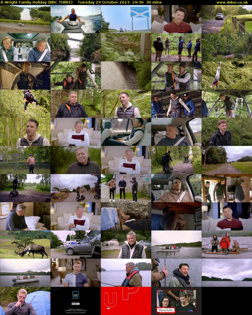 A Wright Family Holiday (BBC THREE) Tuesday 24 October 2023 19:30 - 20:00