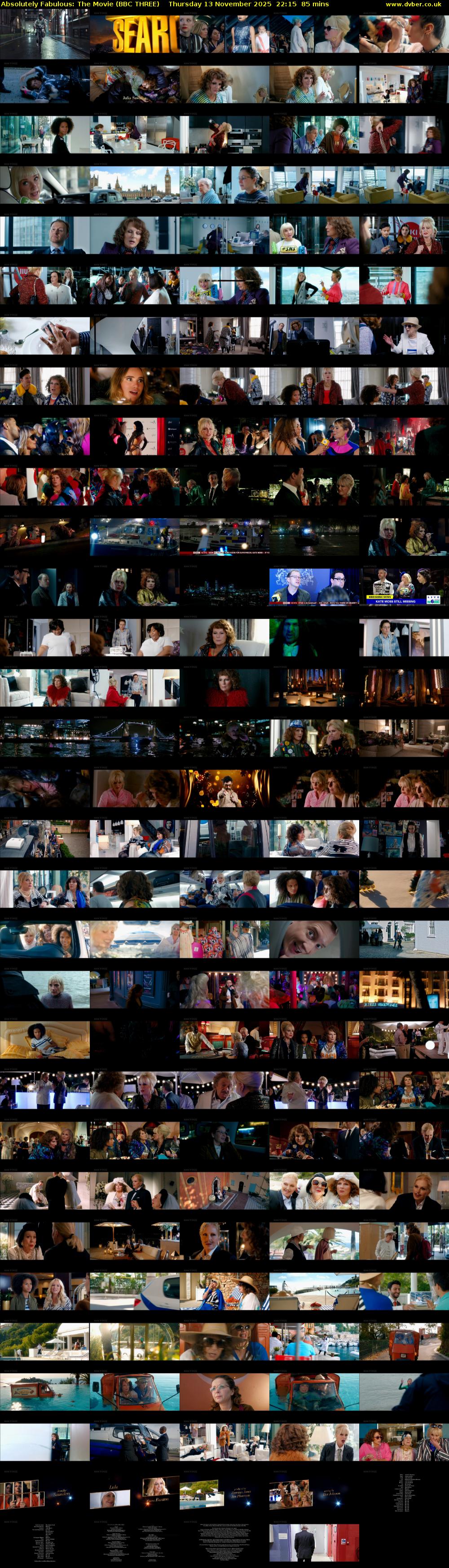 Absolutely Fabulous: The Movie (BBC THREE) Thursday 13 November 2025 22:15 - 23:40