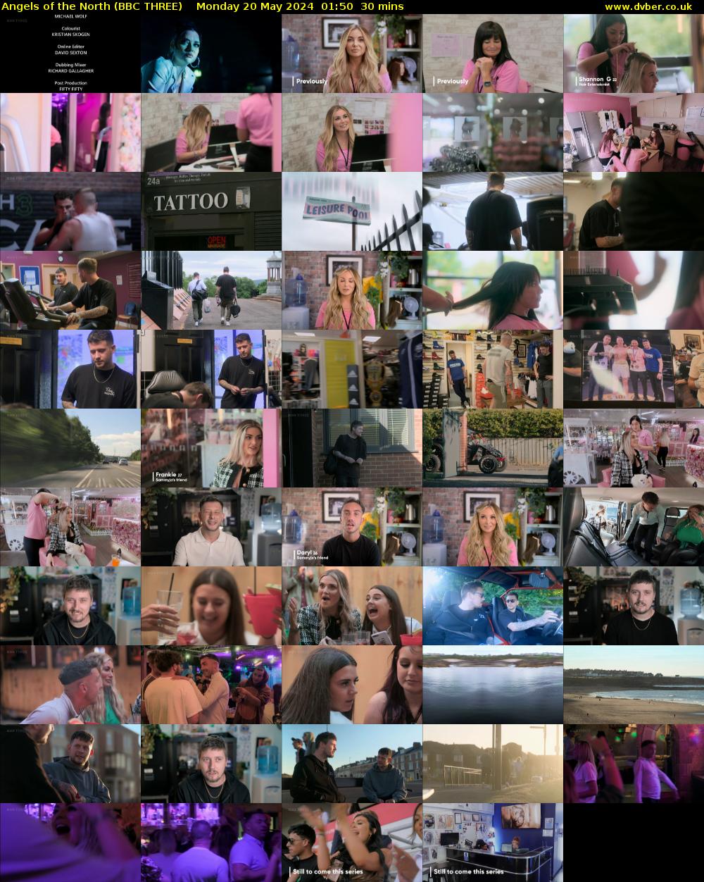 Angels of the North (BBC THREE) Monday 20 May 2024 01:50 - 02:20