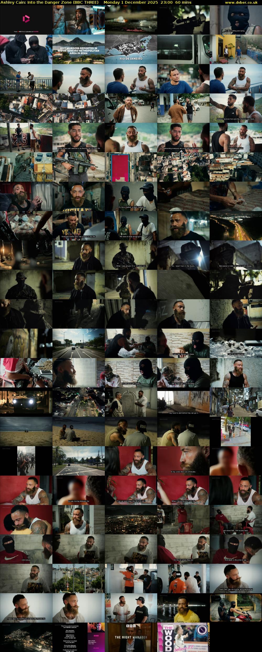 Ashley Cain: Into the Danger Zone (BBC THREE) Monday 1 December 2025 23:00 - 00:00