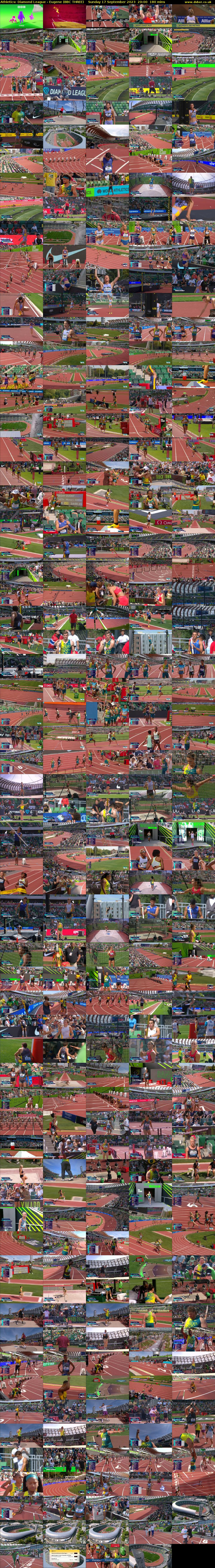 Athletics: Diamond League - Eugene (BBC THREE) Sunday 17 September 2023 20:00 - 23:00