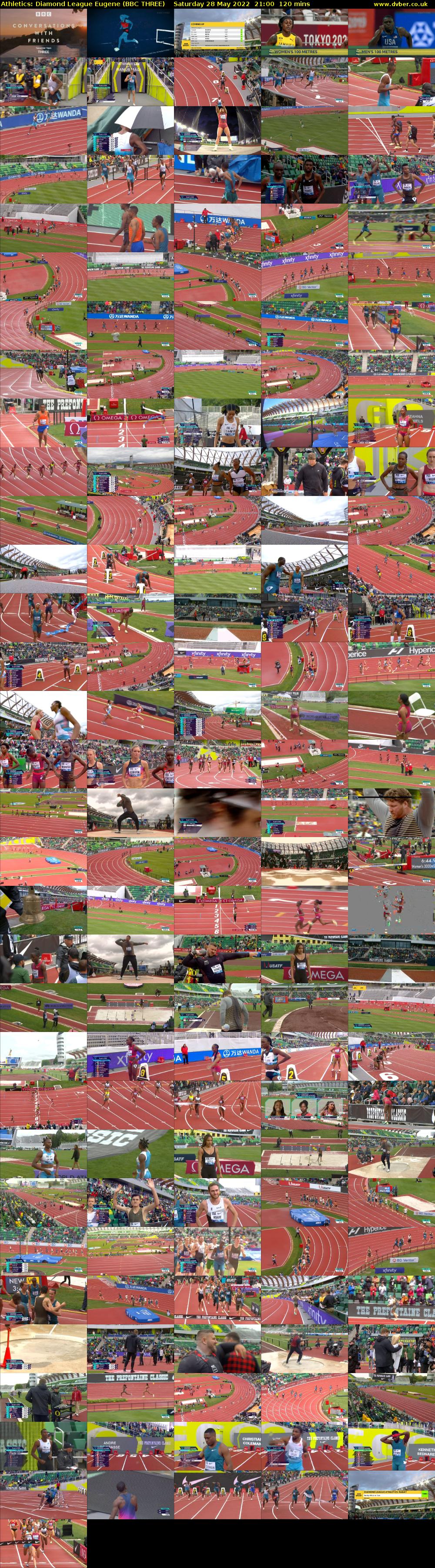 Athletics: Diamond League Eugene (BBC THREE) Saturday 28 May 2022 21:00 - 23:00