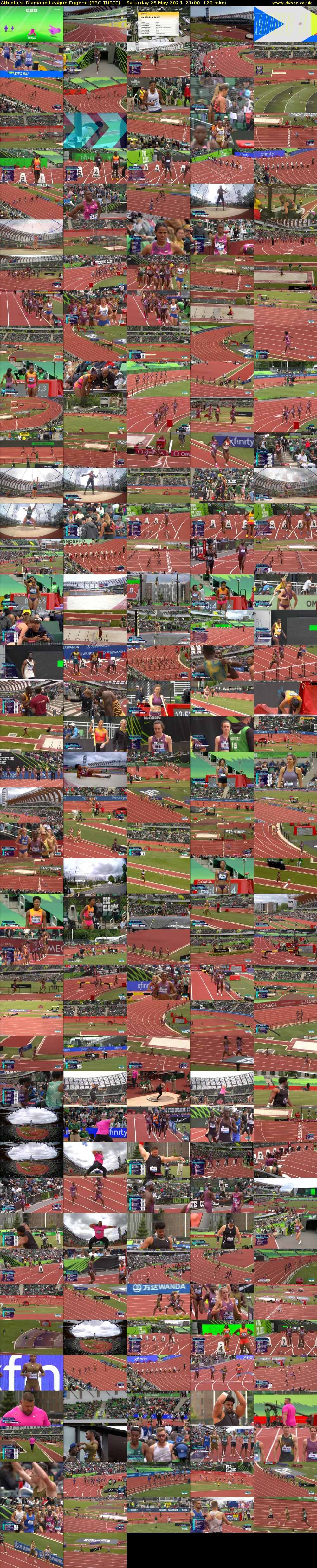 Athletics: Diamond League Eugene (BBC THREE) Saturday 25 May 2024 21:00 - 23:00