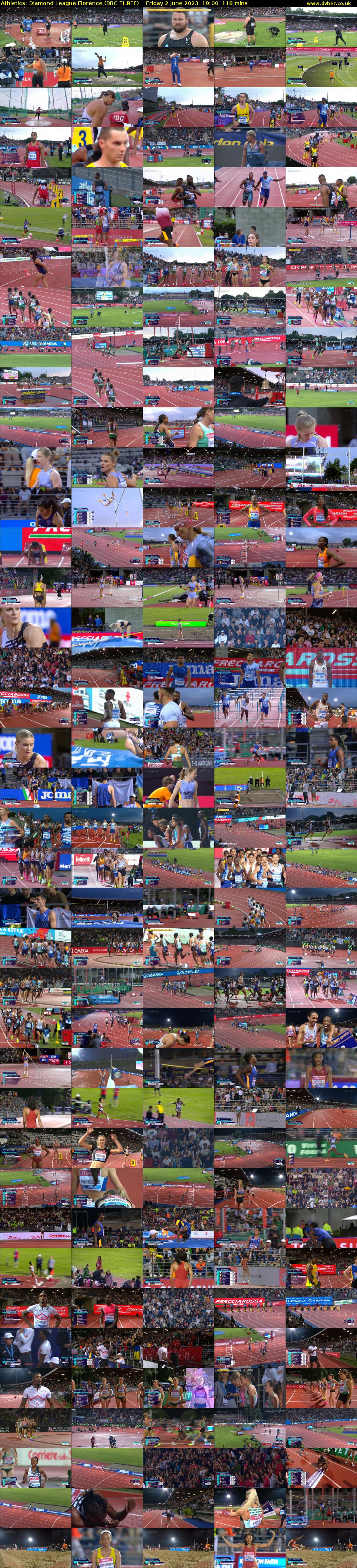 Athletics: Diamond League Florence (BBC THREE) Friday 2 June 2023 19:00 - 20:58