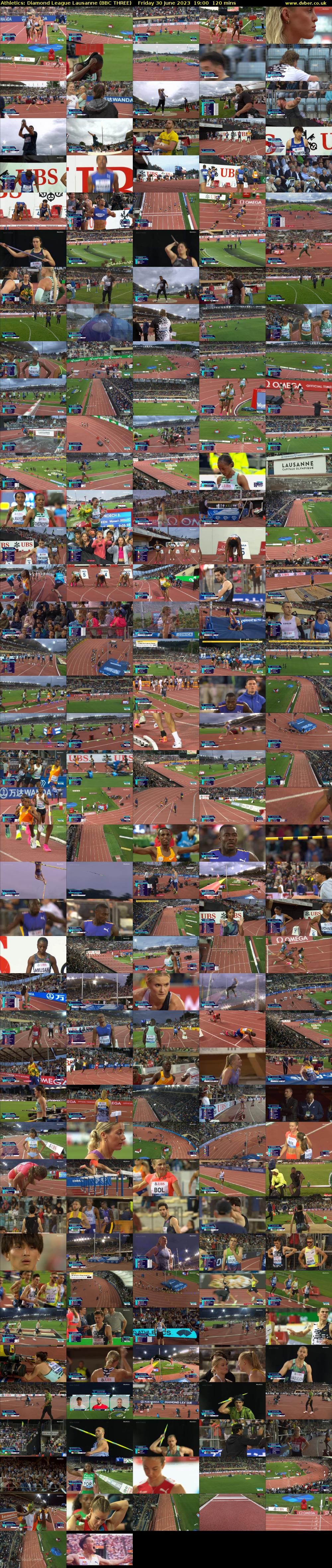 Athletics: Diamond League Lausanne (BBC THREE) Friday 30 June 2023 19:00 - 21:00
