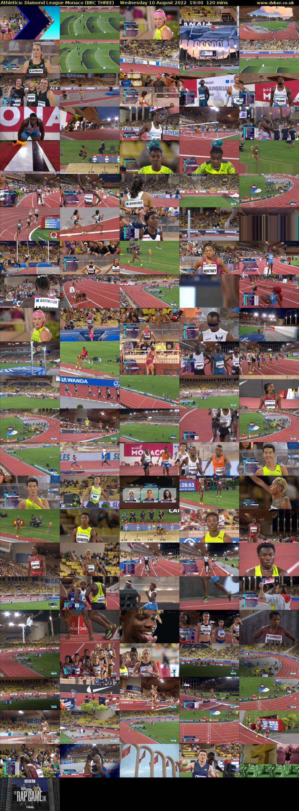 Athletics: Diamond League Monaco (BBC THREE) Wednesday 10 August 2022 19:00 - 21:00
