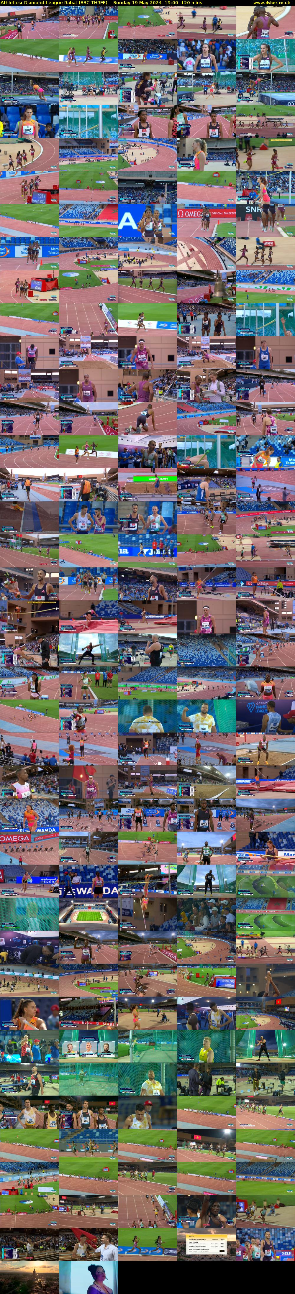 Athletics: Diamond League Rabat (BBC THREE) Sunday 19 May 2024 19:00 - 21:00