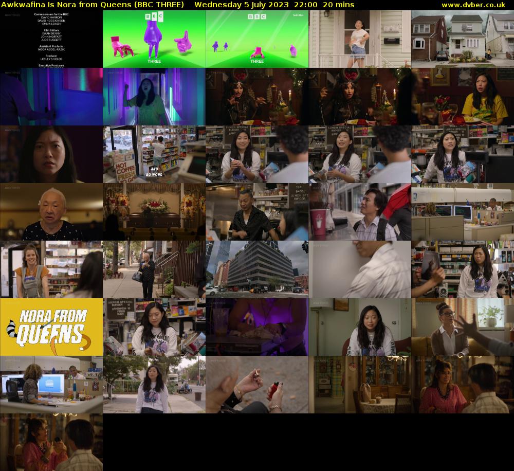Awkwafina Is Nora from Queens (BBC THREE) Wednesday 5 July 2023 22:00 - 22:20
