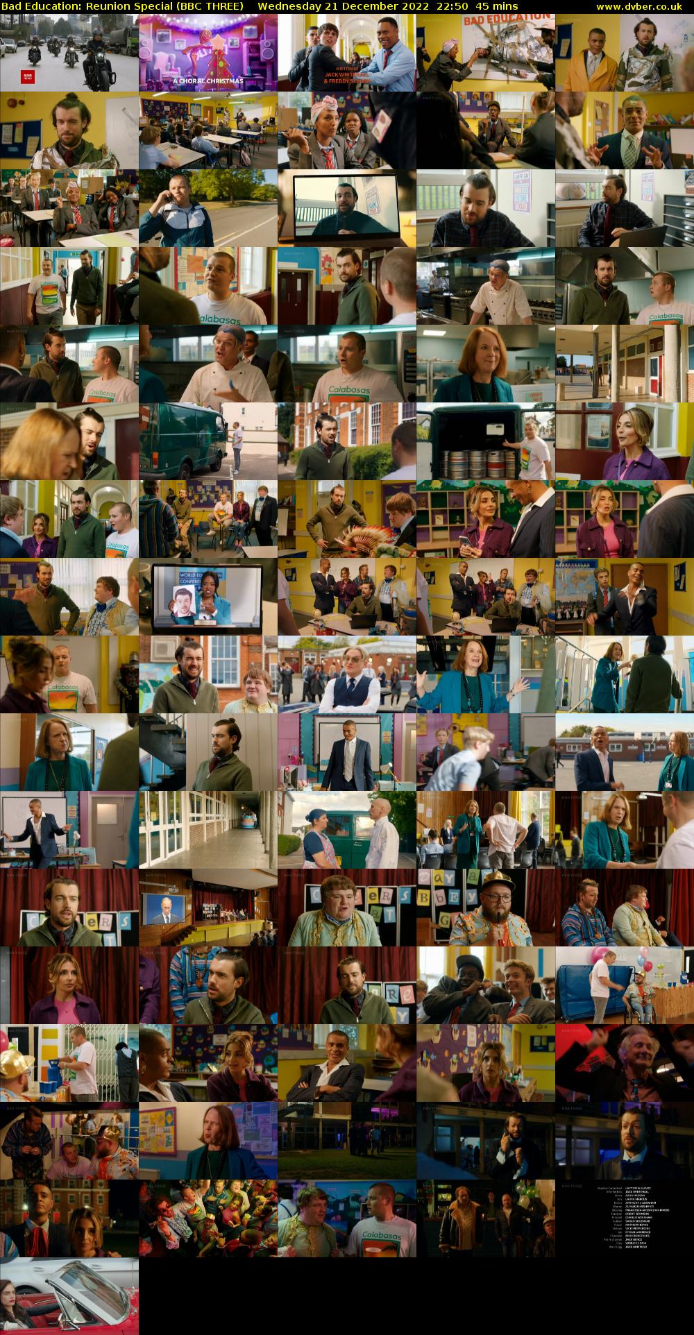 Bad Education: Reunion Special (BBC THREE) Wednesday 21 December 2022 22:50 - 23:35