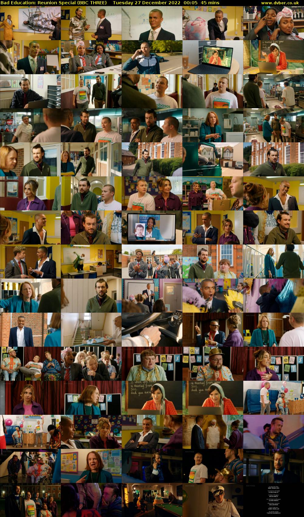 Bad Education: Reunion Special (BBC THREE) Tuesday 27 December 2022 00:05 - 00:50
