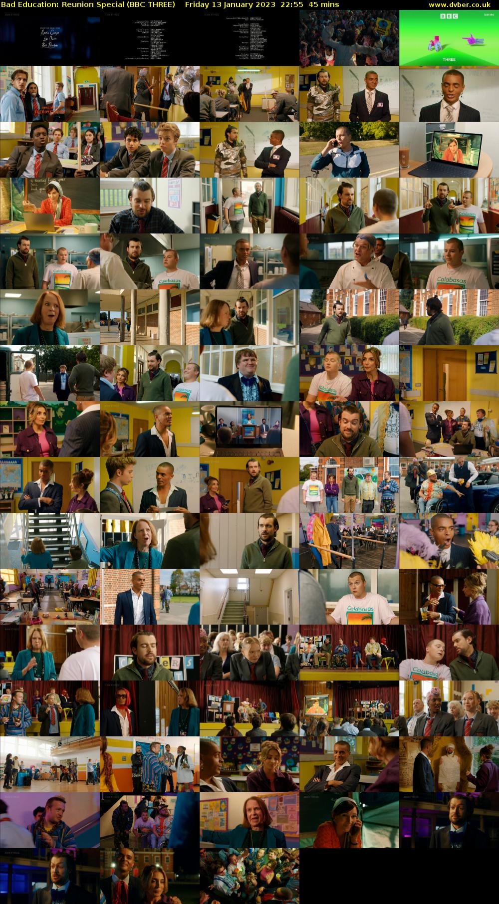Bad Education: Reunion Special (BBC THREE) Friday 13 January 2023 22:55 - 23:40