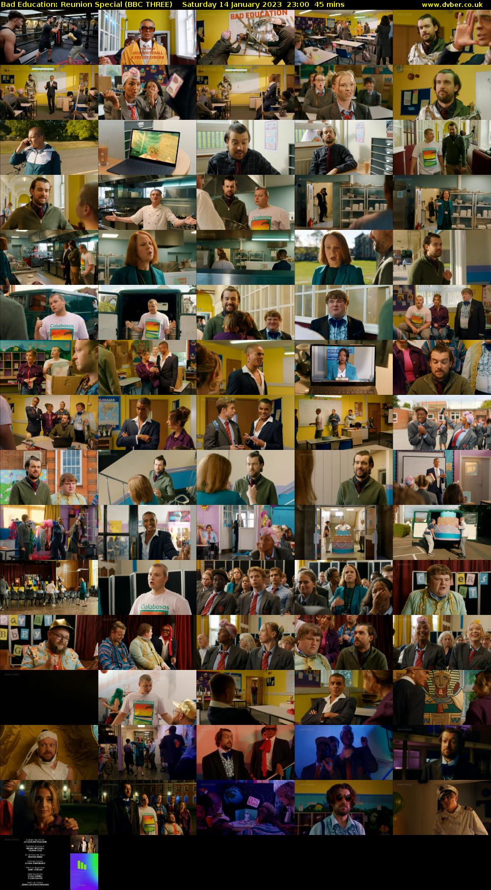 Bad Education: Reunion Special (BBC THREE) Saturday 14 January 2023 23:00 - 23:45