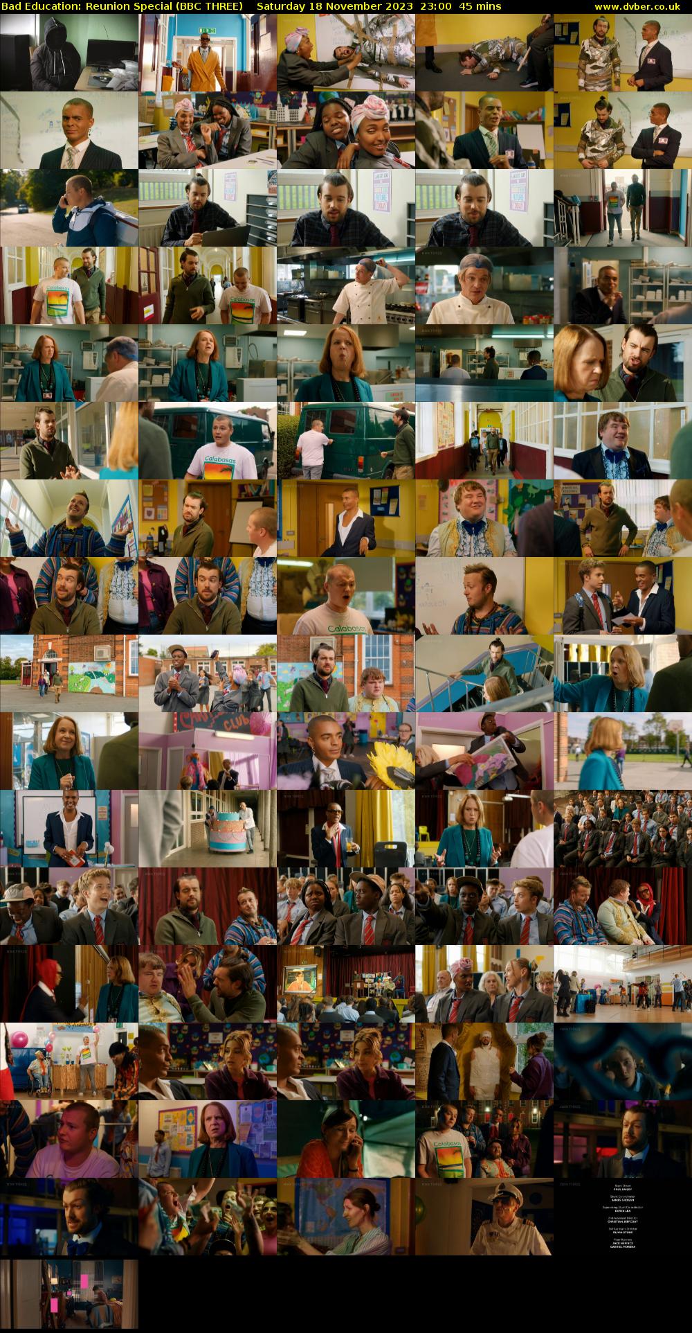 Bad Education: Reunion Special (BBC THREE) Saturday 18 November 2023 23:00 - 23:45