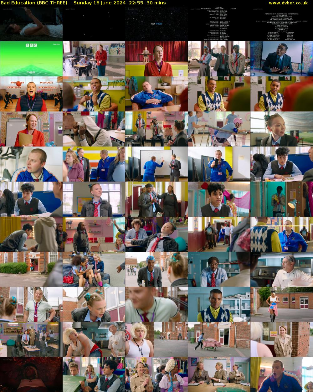Bad Education (BBC THREE) Sunday 16 June 2024 22:55 - 23:25