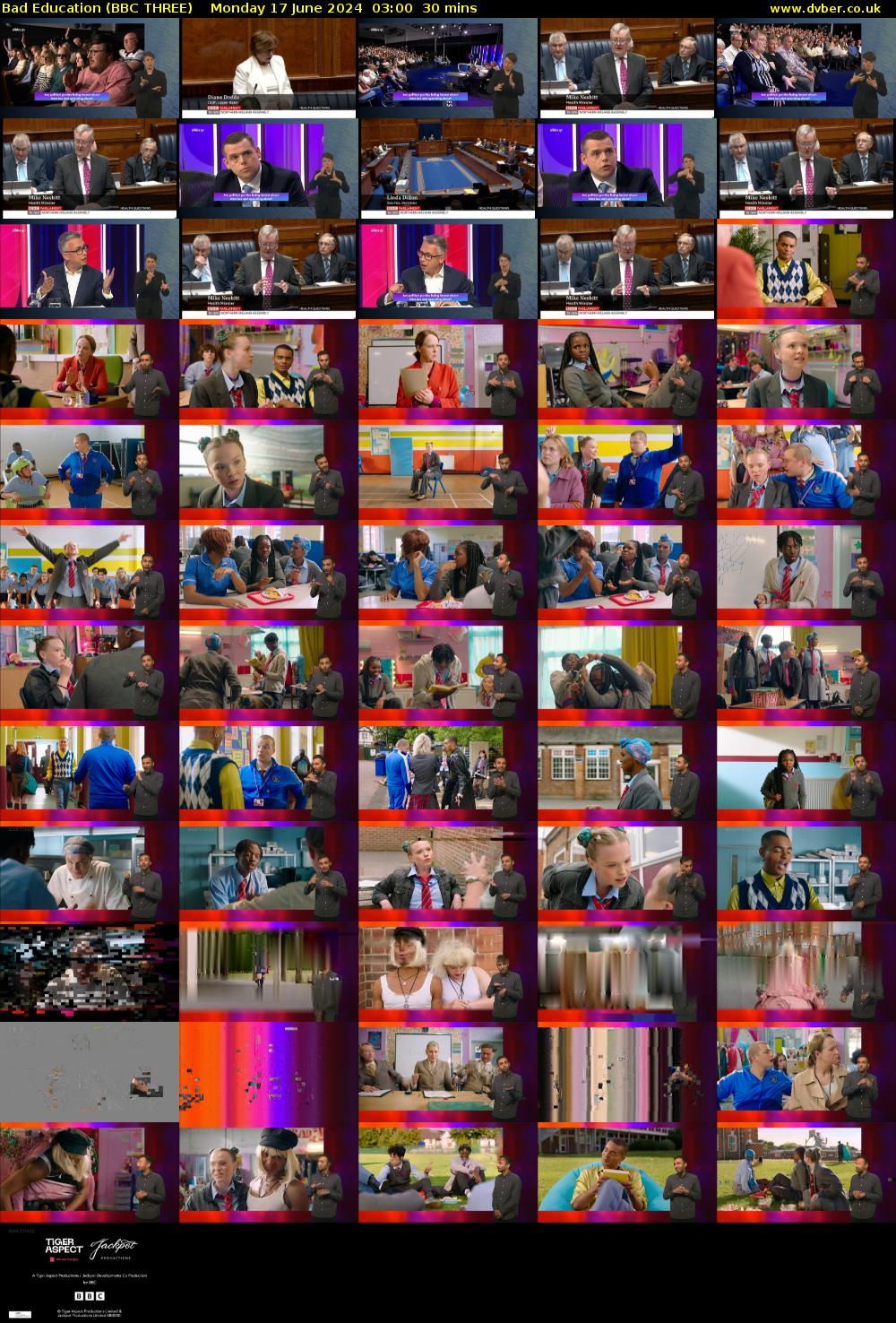 Bad Education (BBC THREE) Monday 17 June 2024 03:00 - 03:30