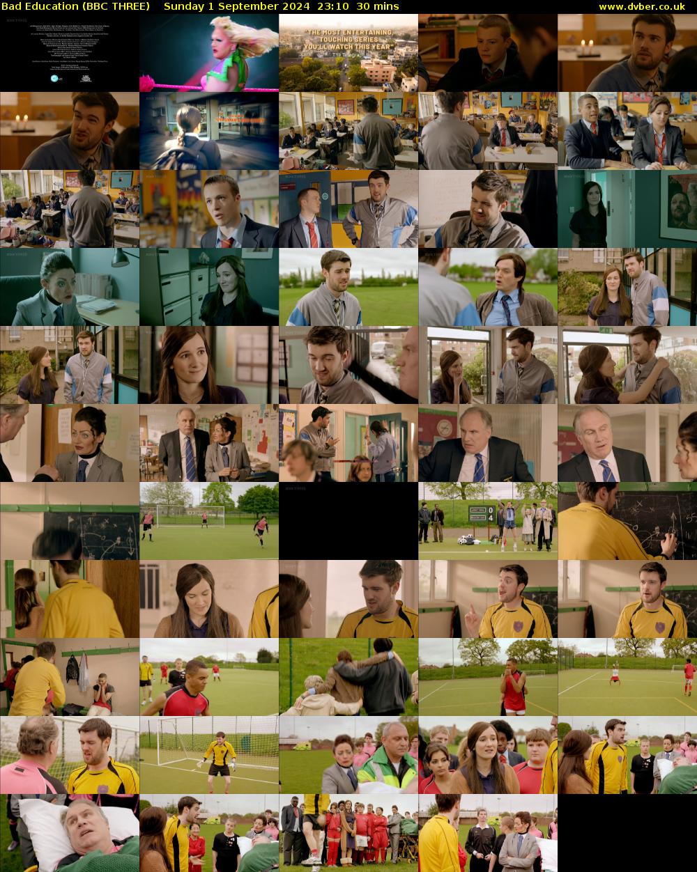 Bad Education (BBC THREE) Sunday 1 September 2024 23:10 - 23:40