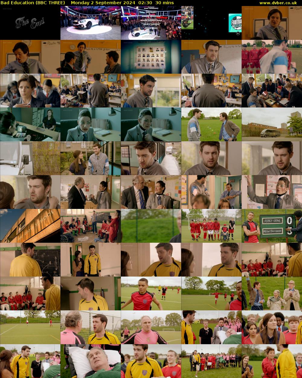 Bad Education (BBC THREE) Monday 2 September 2024 02:30 - 03:00